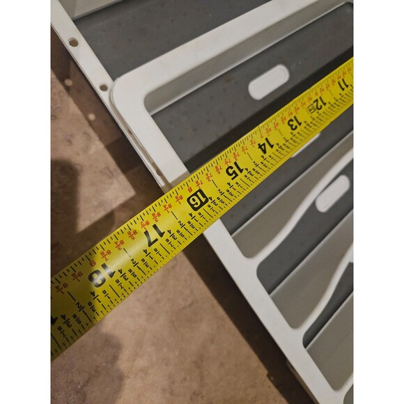 Plastic Expandable Silverware Tray Adjustable16.5" x  12" up to 16.5" x 23" - Picture 5 of 8